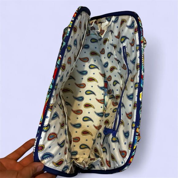 Vera Bradley Marina Paisley Bowler Bag - Picture 3 of 5